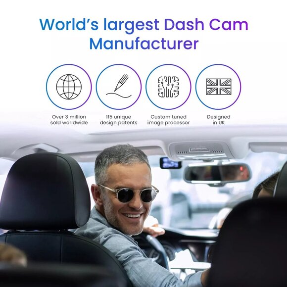 Nextbase DVR122 Compact Dash Cam in Black 122-720p HD 30 FPS HD IPS Screen - Picture 7 of 7